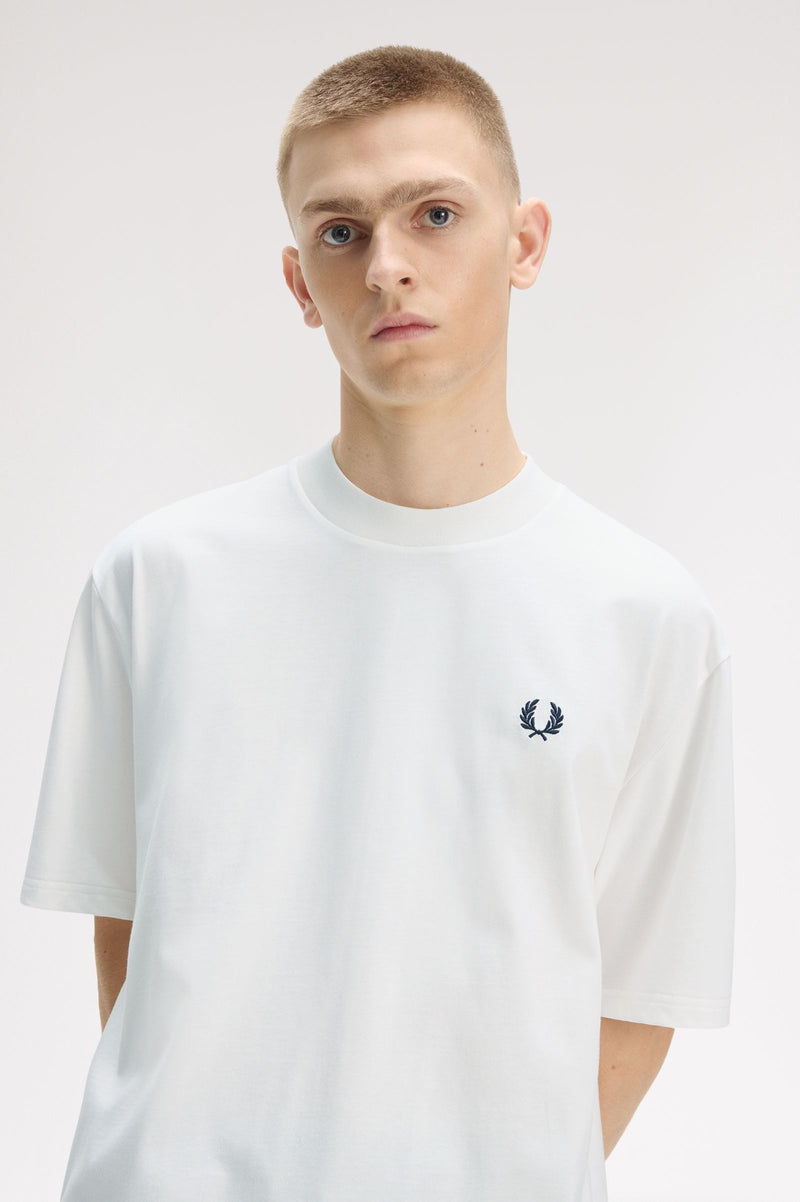 BACK PRINT FRED PERRY TEXT T-SHIRT