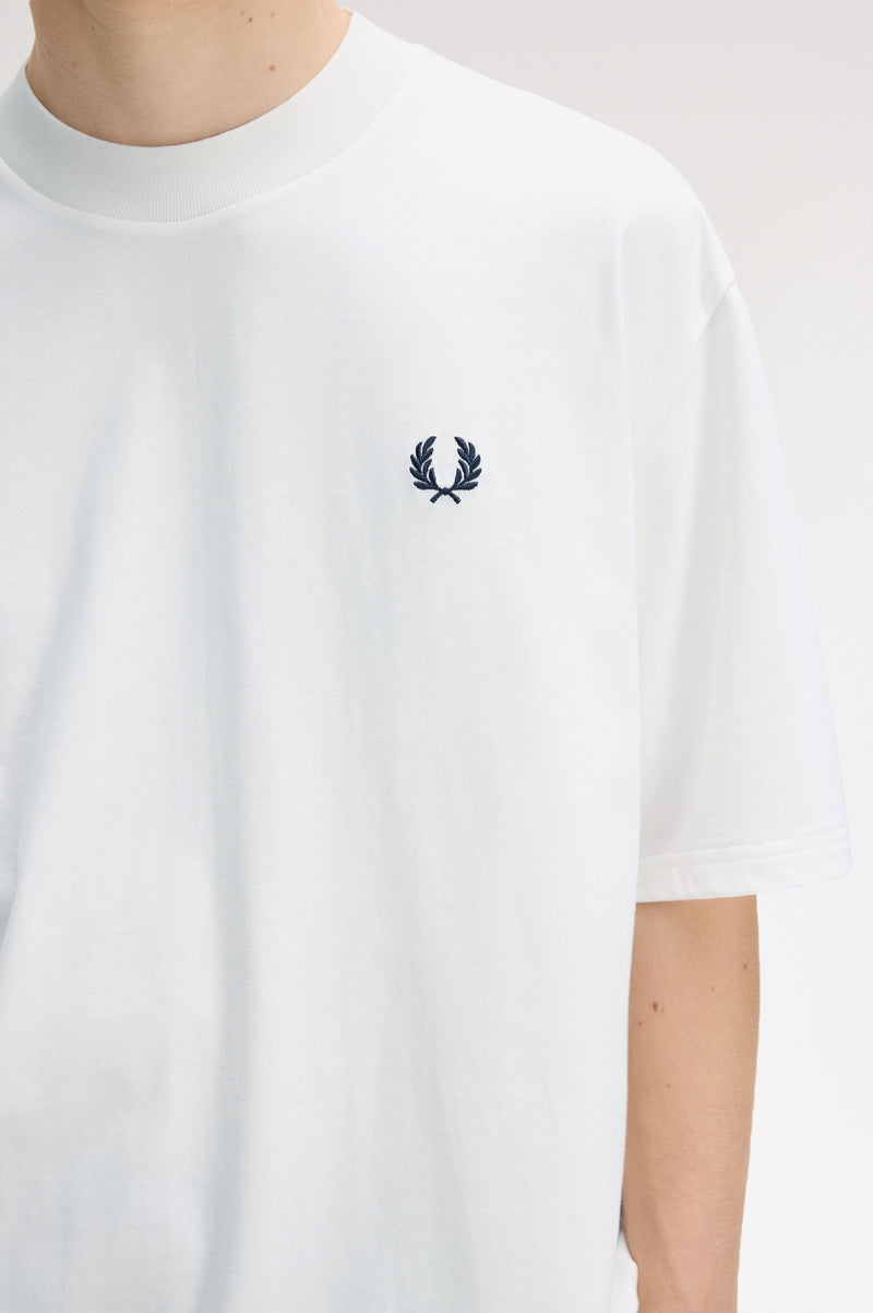 BACK PRINT FRED PERRY TEXT T-SHIRT