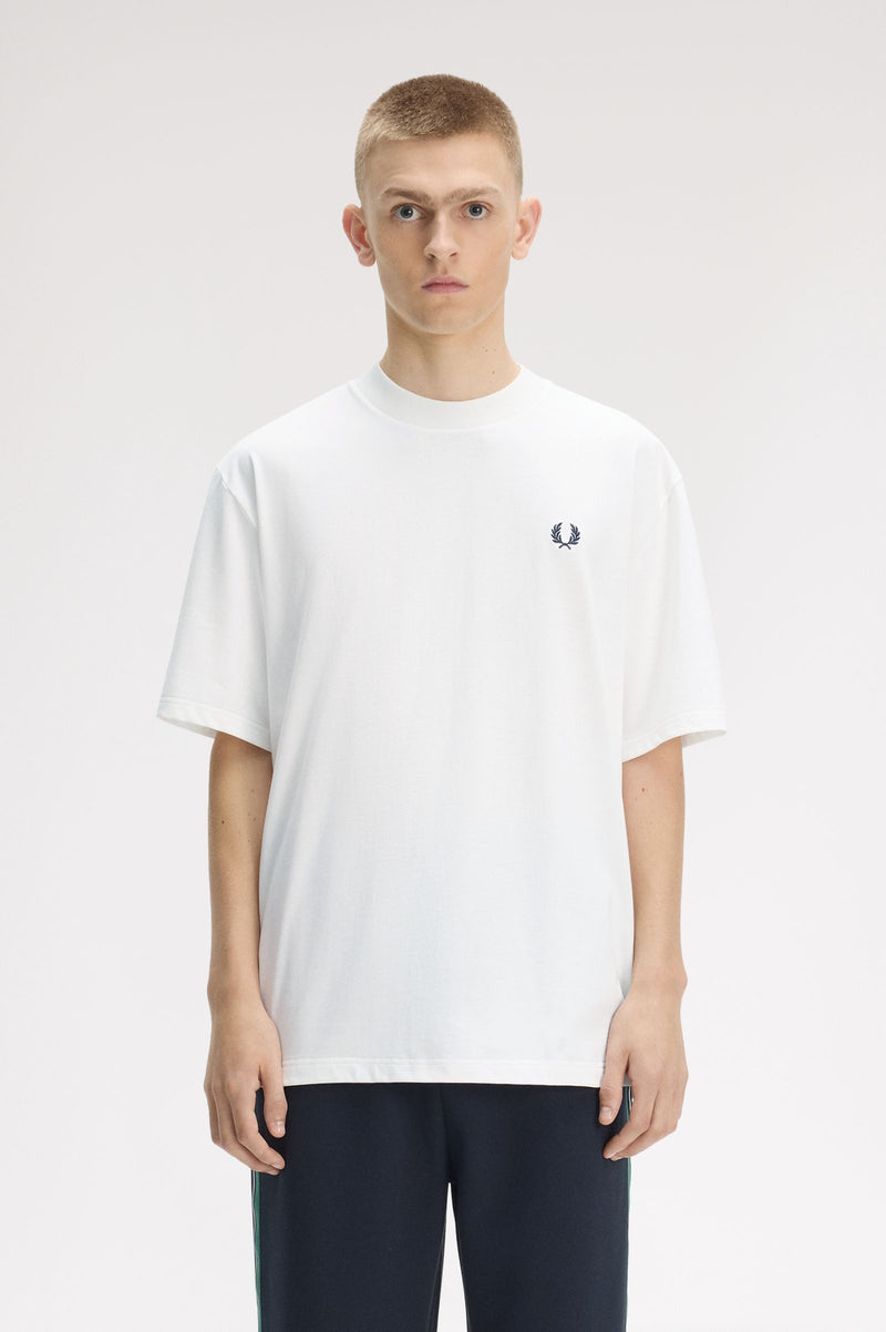 BACK PRINT FRED PERRY TEXT T-SHIRT