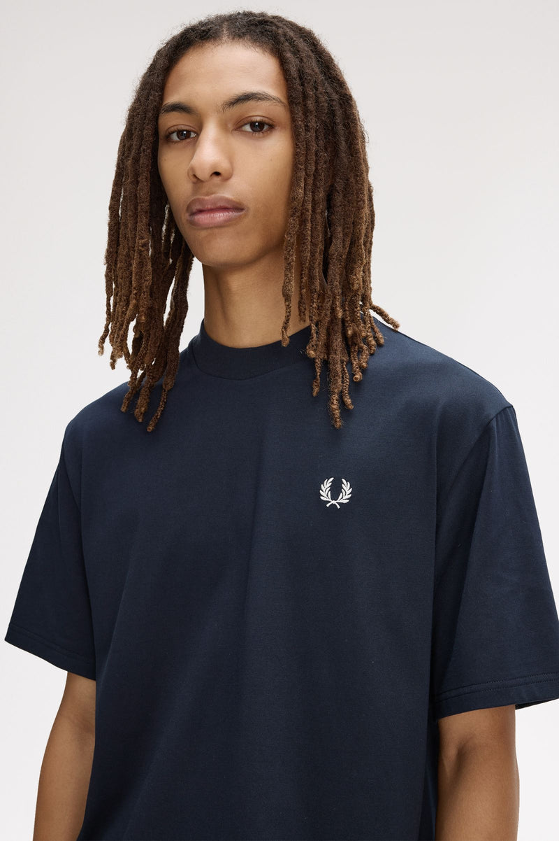 BACK PRINT FRED PERRY TEXT T-SHIRT