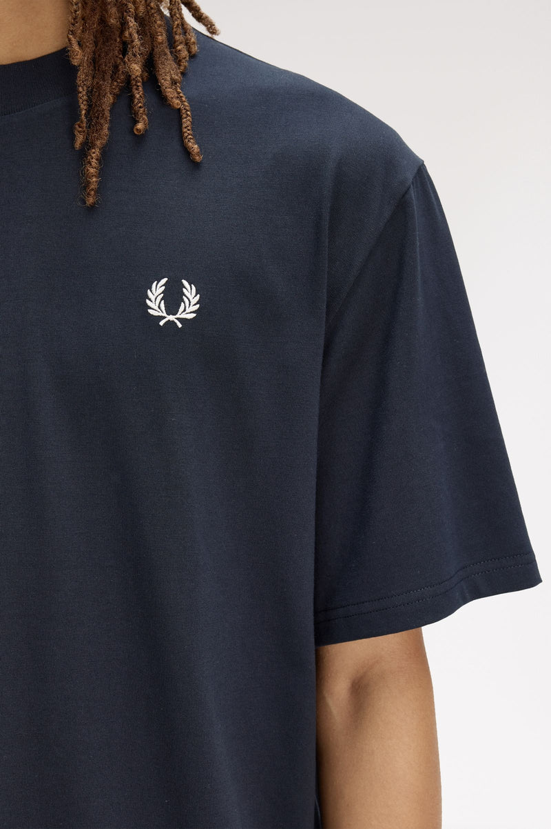BACK PRINT FRED PERRY TEXT T-SHIRT