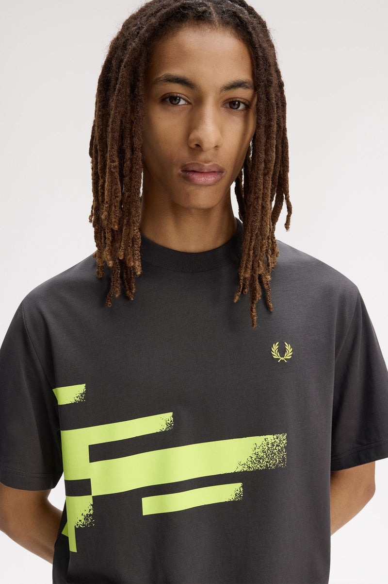 ABSTRACT GRAPHIC PRINT T-SHIRT