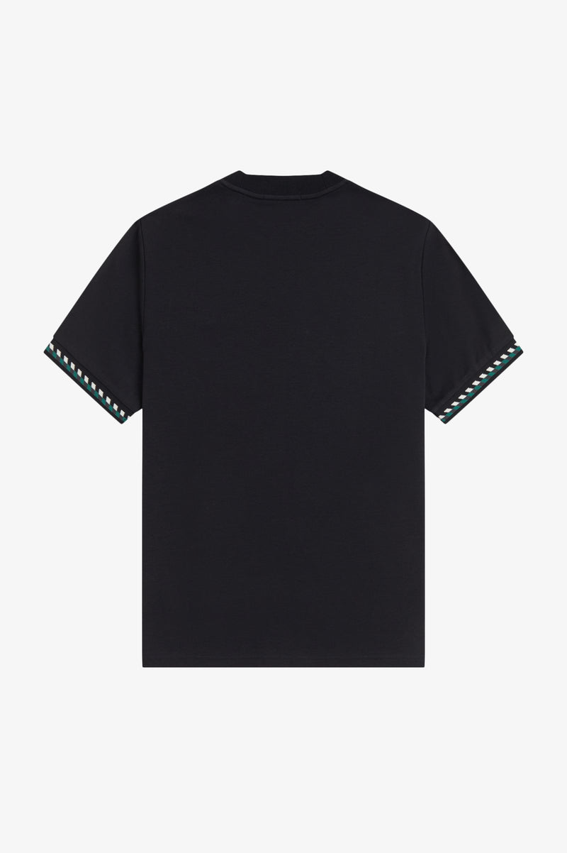 JACQUARD CUFF T-SHIRT
