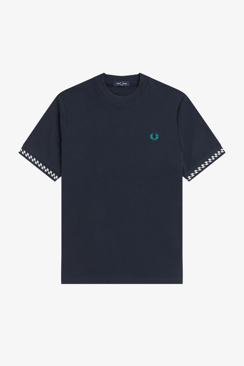 JACQUARD CUFF T-SHIRT
