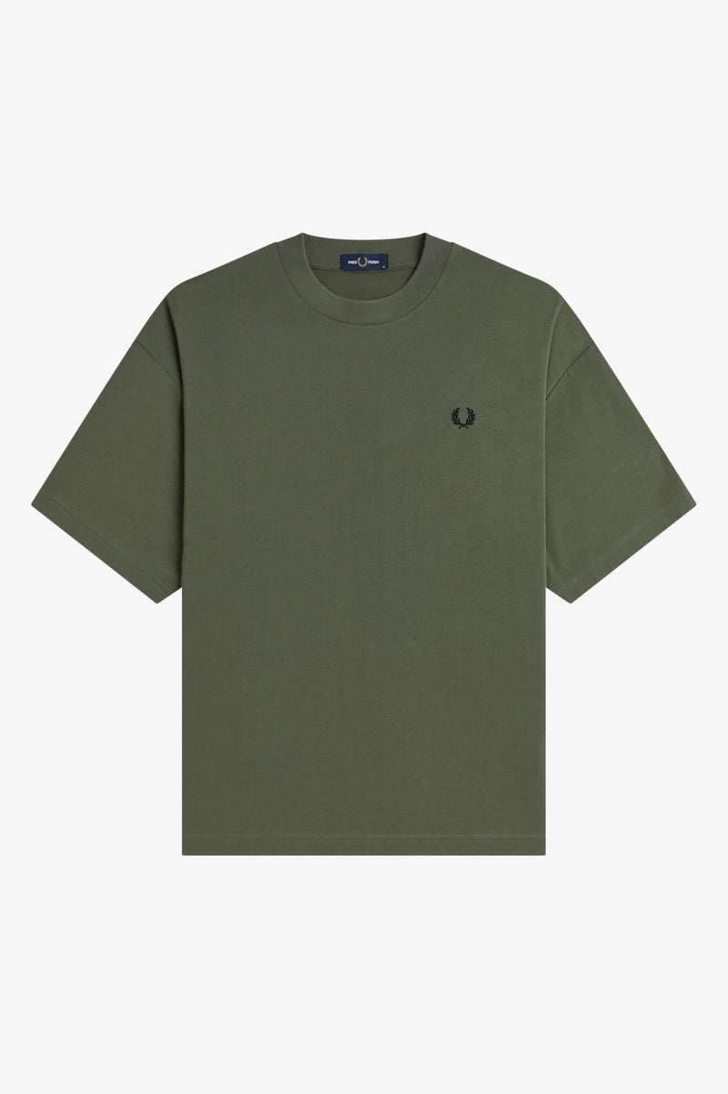 BACK PRINT VERTICAL GRAPHIC T-SHIRT