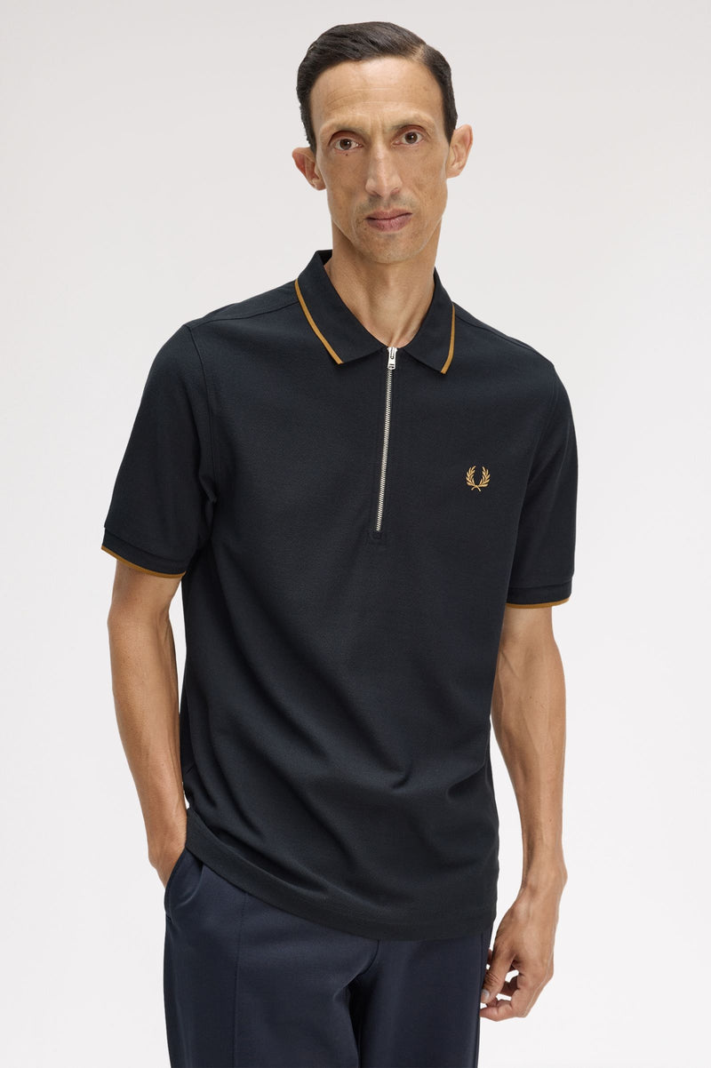 CREPE PIQUE POLO SHIRT