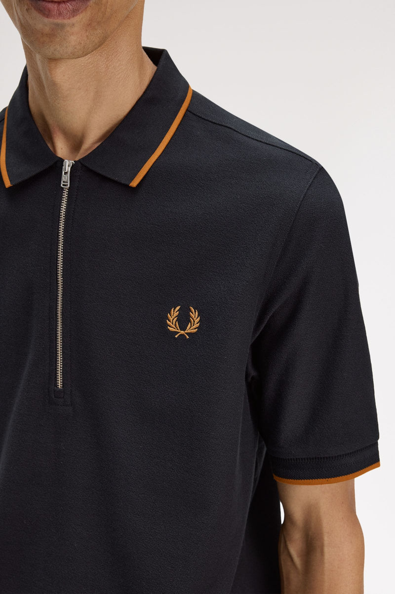 CREPE PIQUE POLO SHIRT