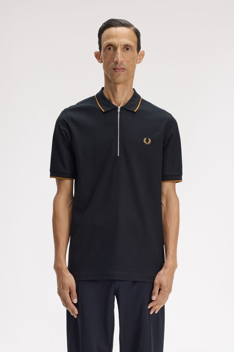 CREPE PIQUE POLO SHIRT