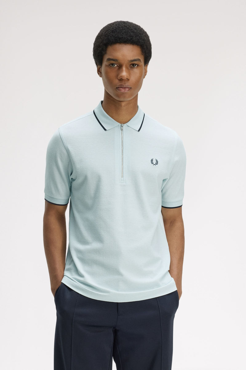 CREPE PIQUE POLO SHIRT