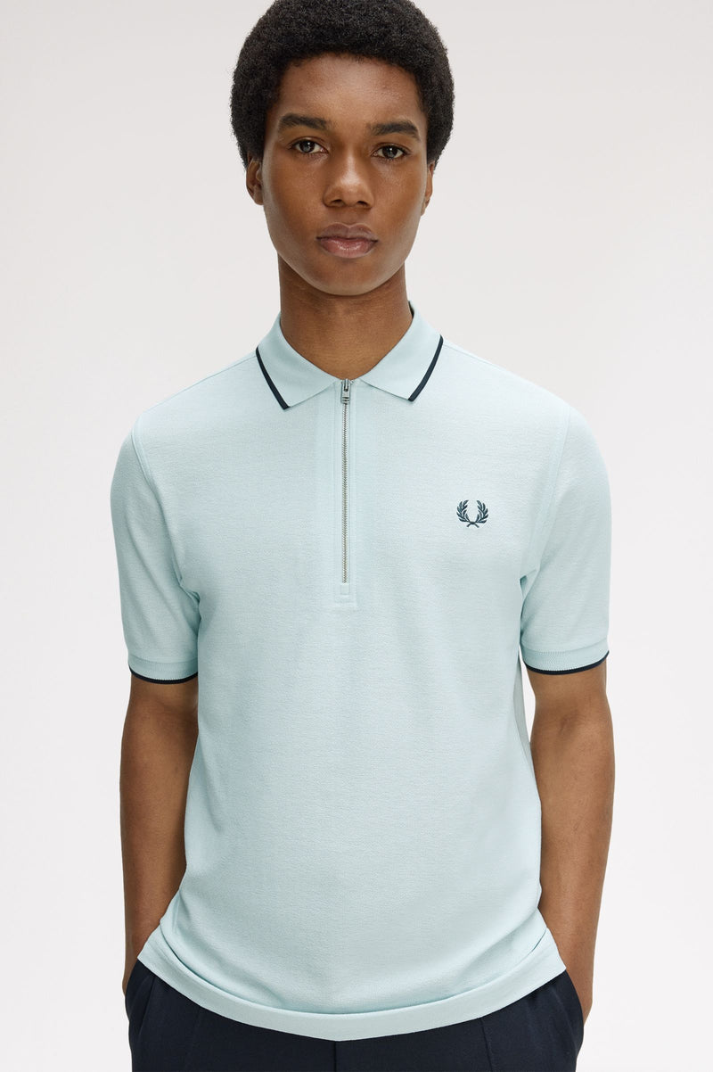 CREPE PIQUE POLO SHIRT