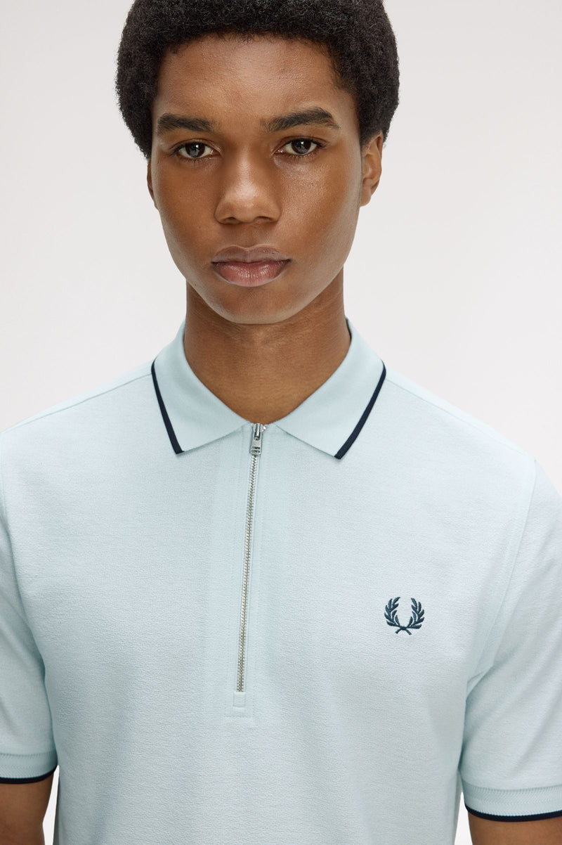 CREPE PIQUE POLO SHIRT