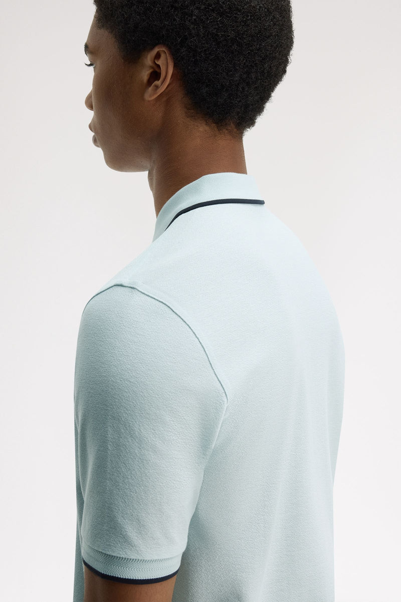 CREPE PIQUE POLO SHIRT