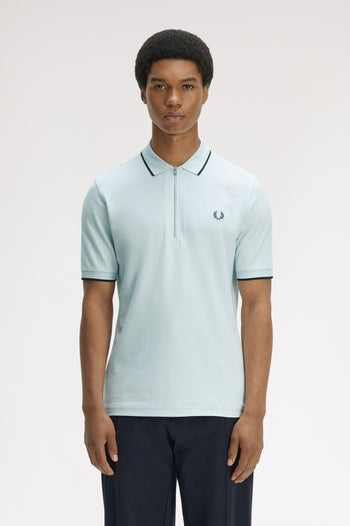 CREPE PIQUE POLO SHIRT