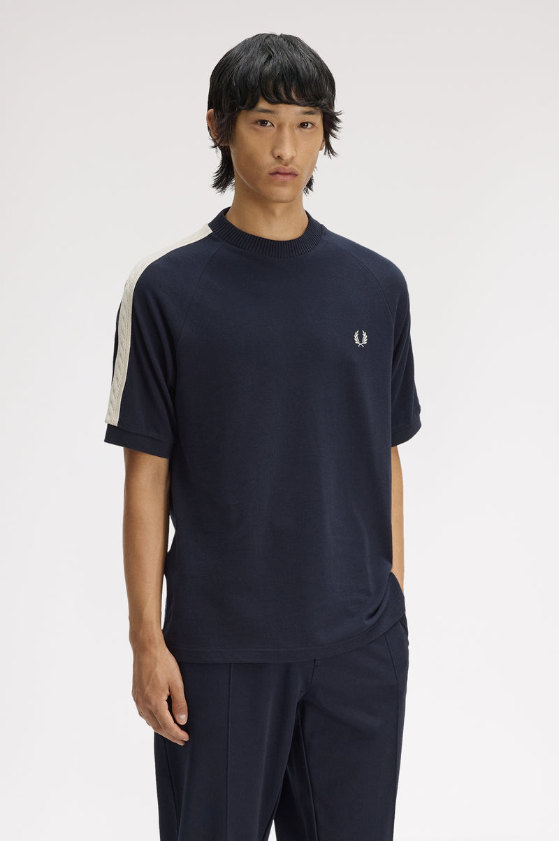 CABLE TAPED T-SHIRT