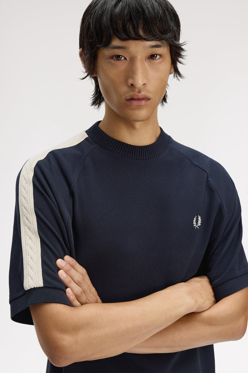 CABLE TAPED T-SHIRT