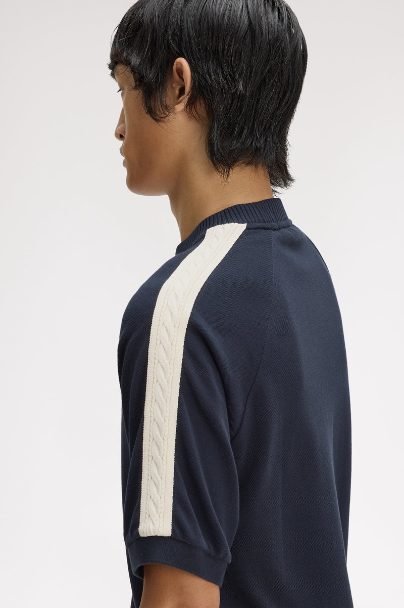 CABLE TAPED T-SHIRT