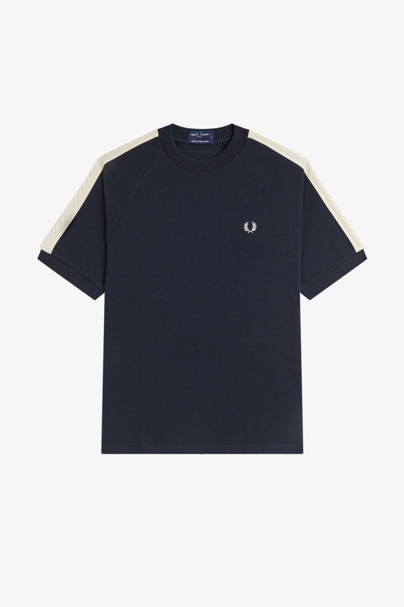 CABLE TAPED T-SHIRT