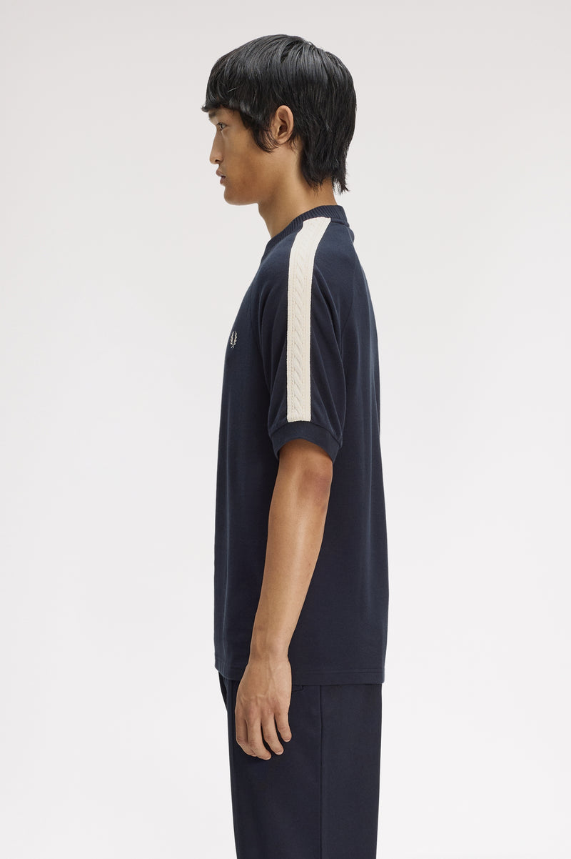 CABLE TAPED T-SHIRT