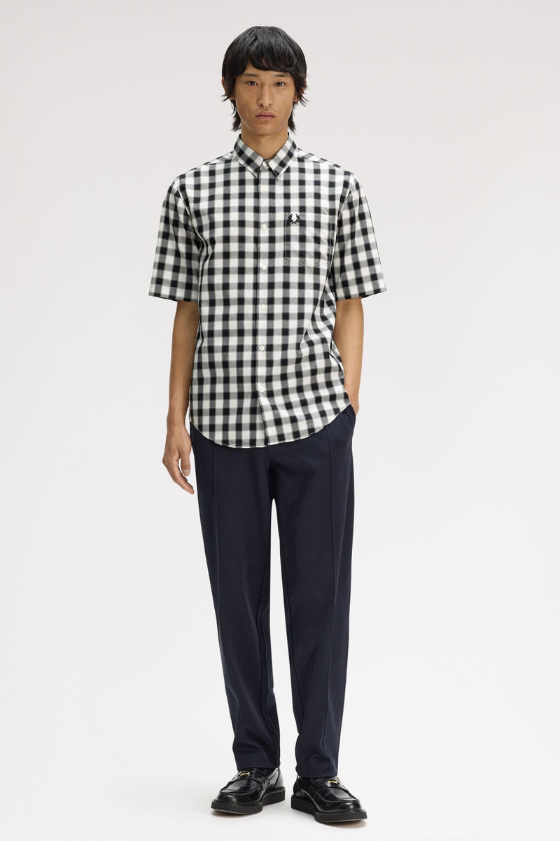BLURRED GINGHAM SHIRT