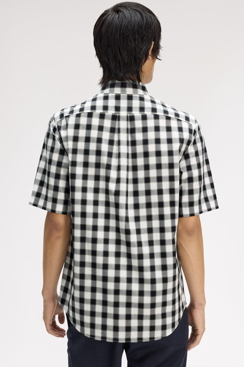 BLURRED GINGHAM SHIRT