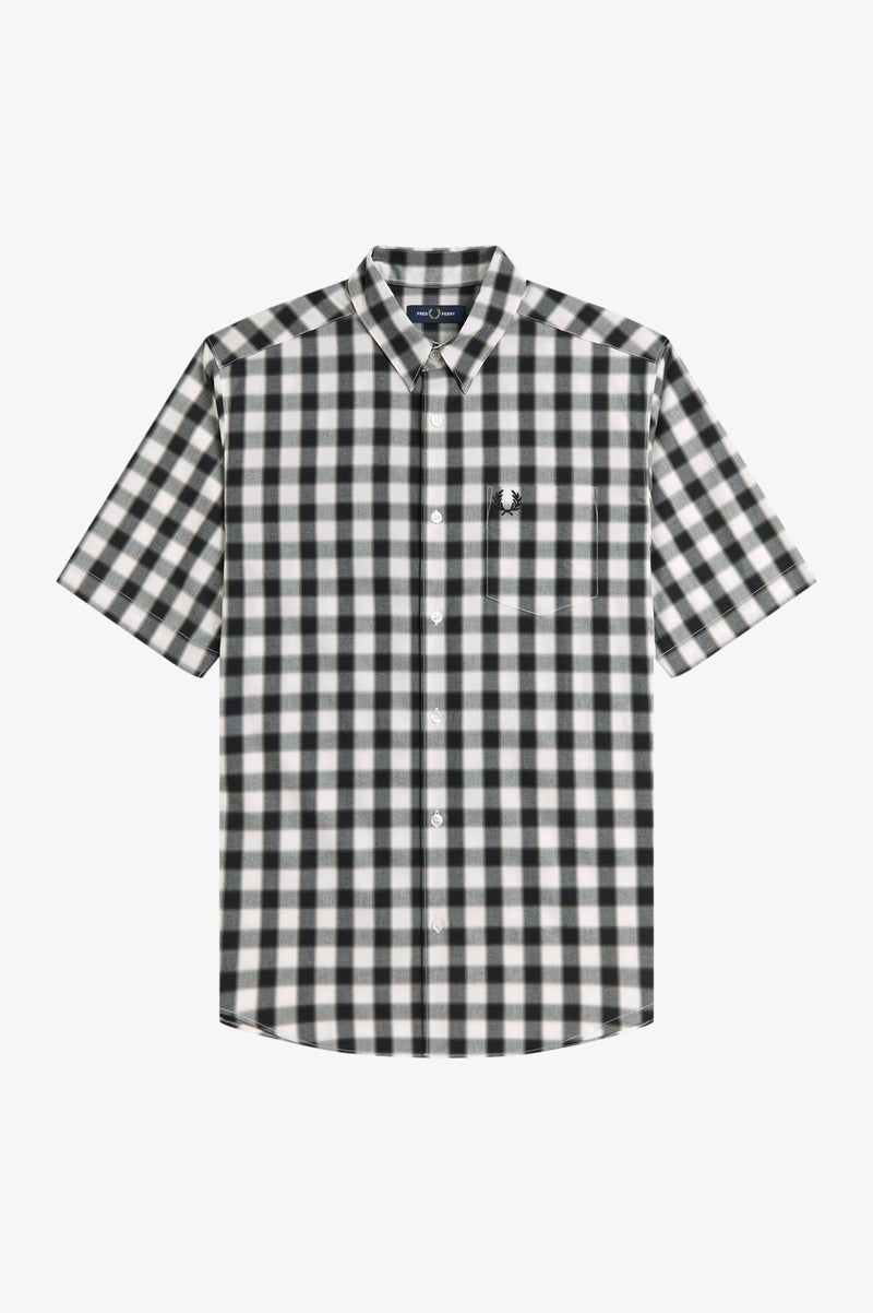 BLURRED GINGHAM SHIRT