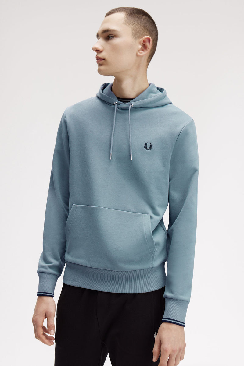TIPPED HOODED SWEATSHIRT