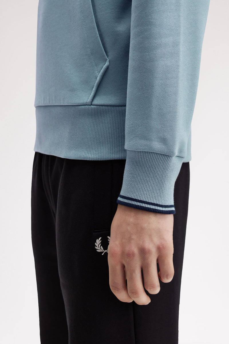 TIPPED HOODED SWEATSHIRT
