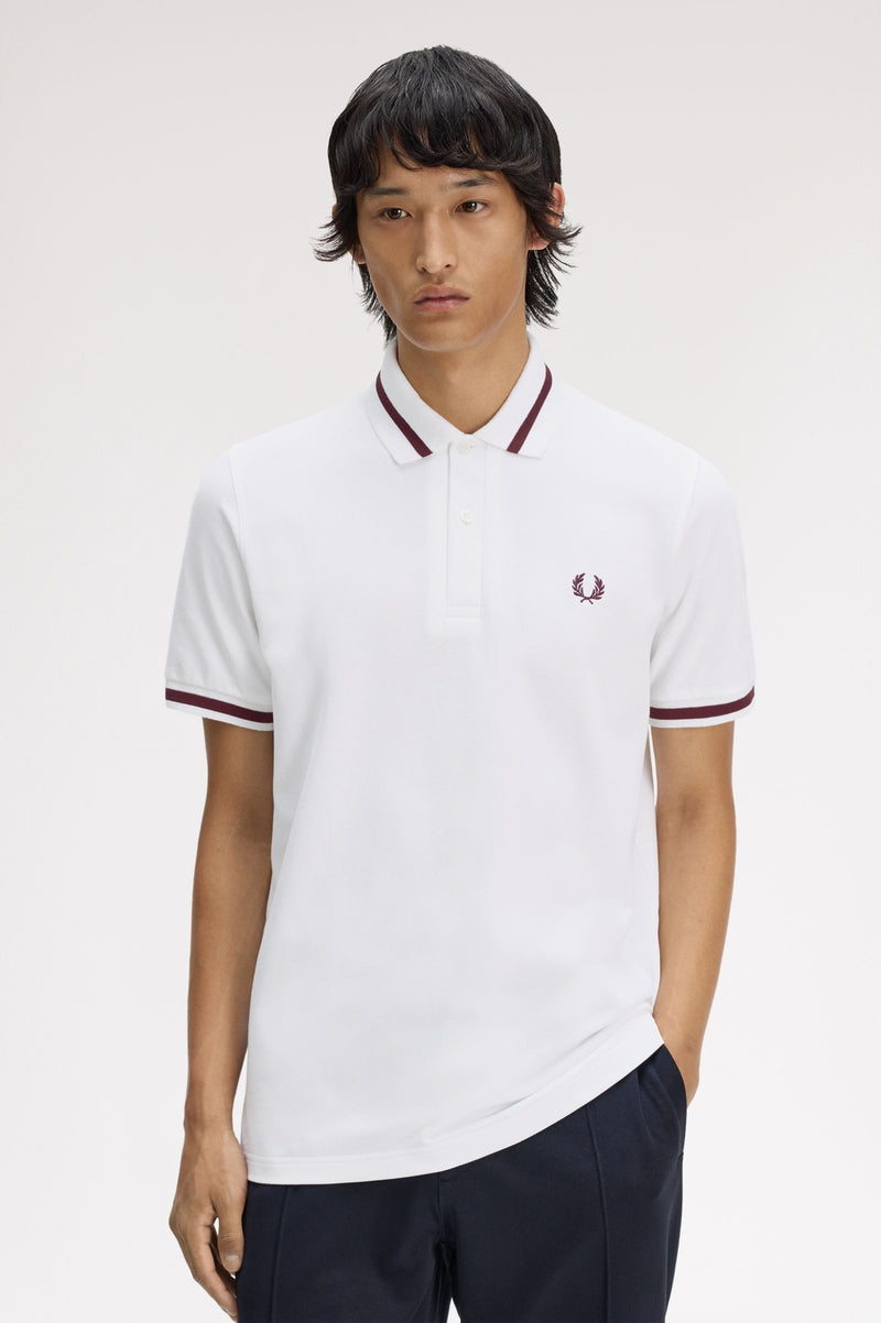SINGLE TIPPED FRED PERRY SHIRT