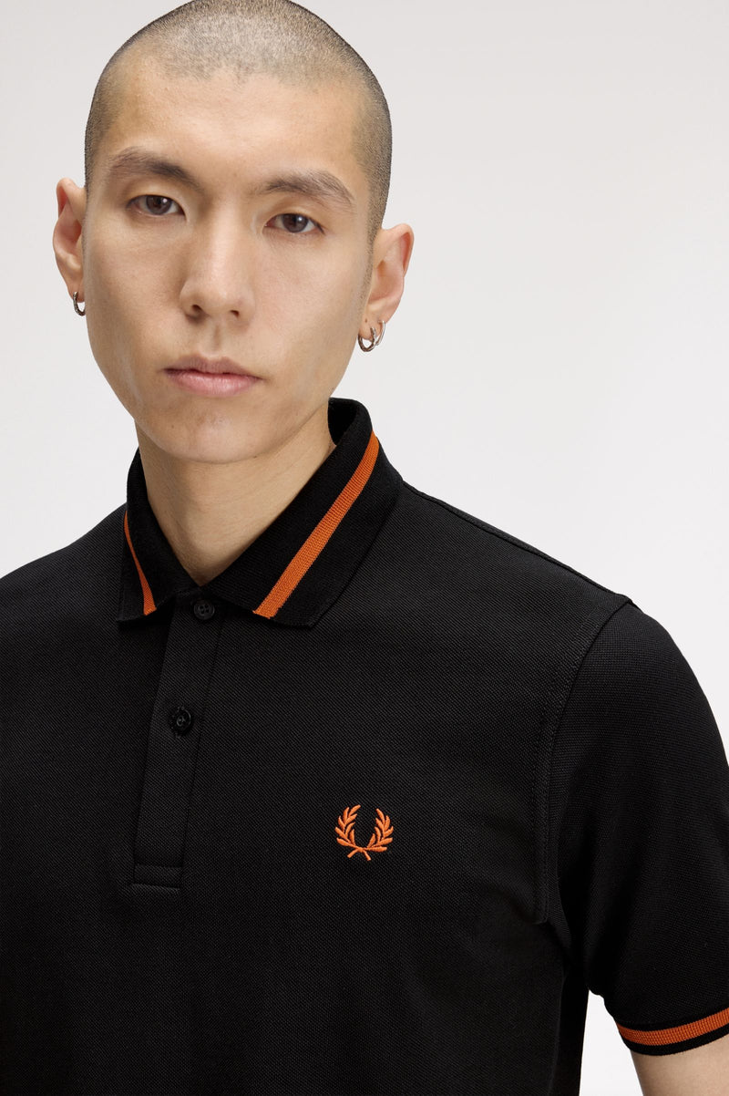SINGLE TIPPED FRED PERRY SHIRT