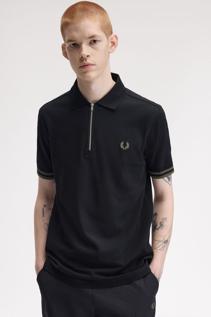 BOLD TIPPED POLO SHIRT