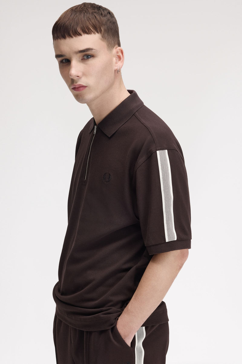 TENNIS NET TAPE POLO SHIRT