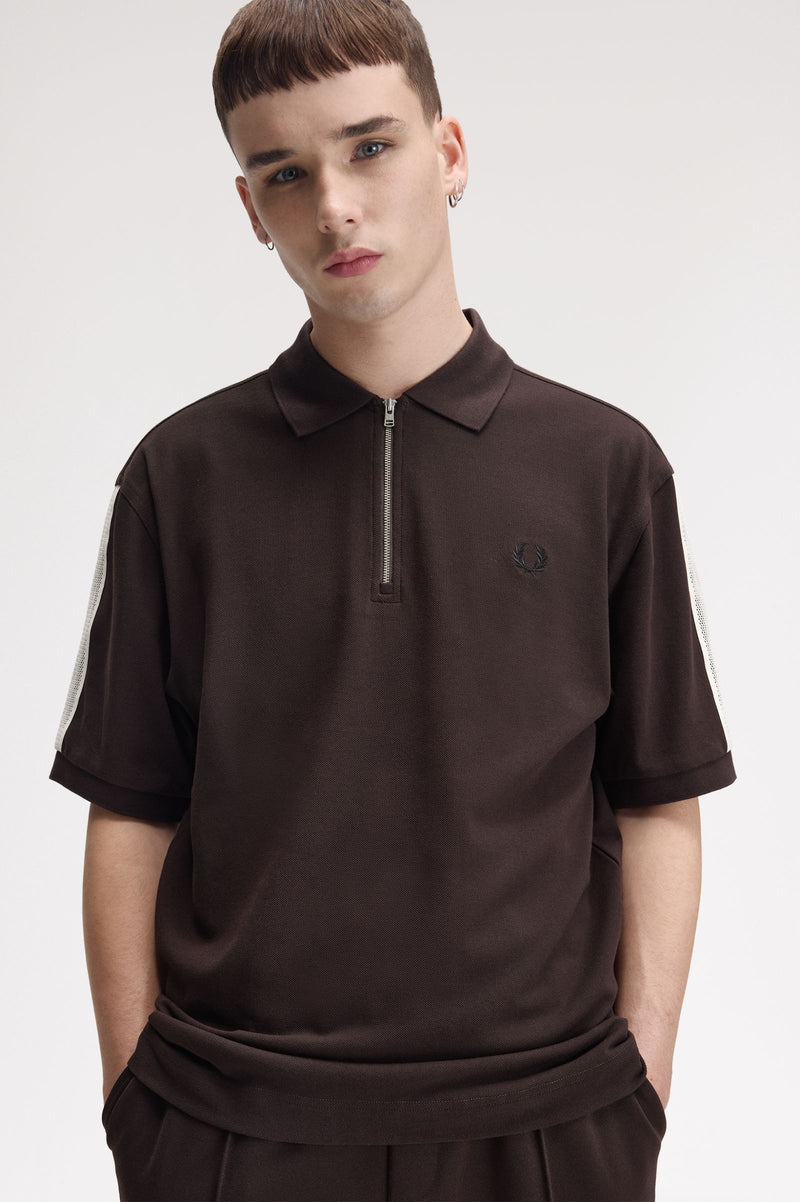 TENNIS NET TAPE POLO SHIRT