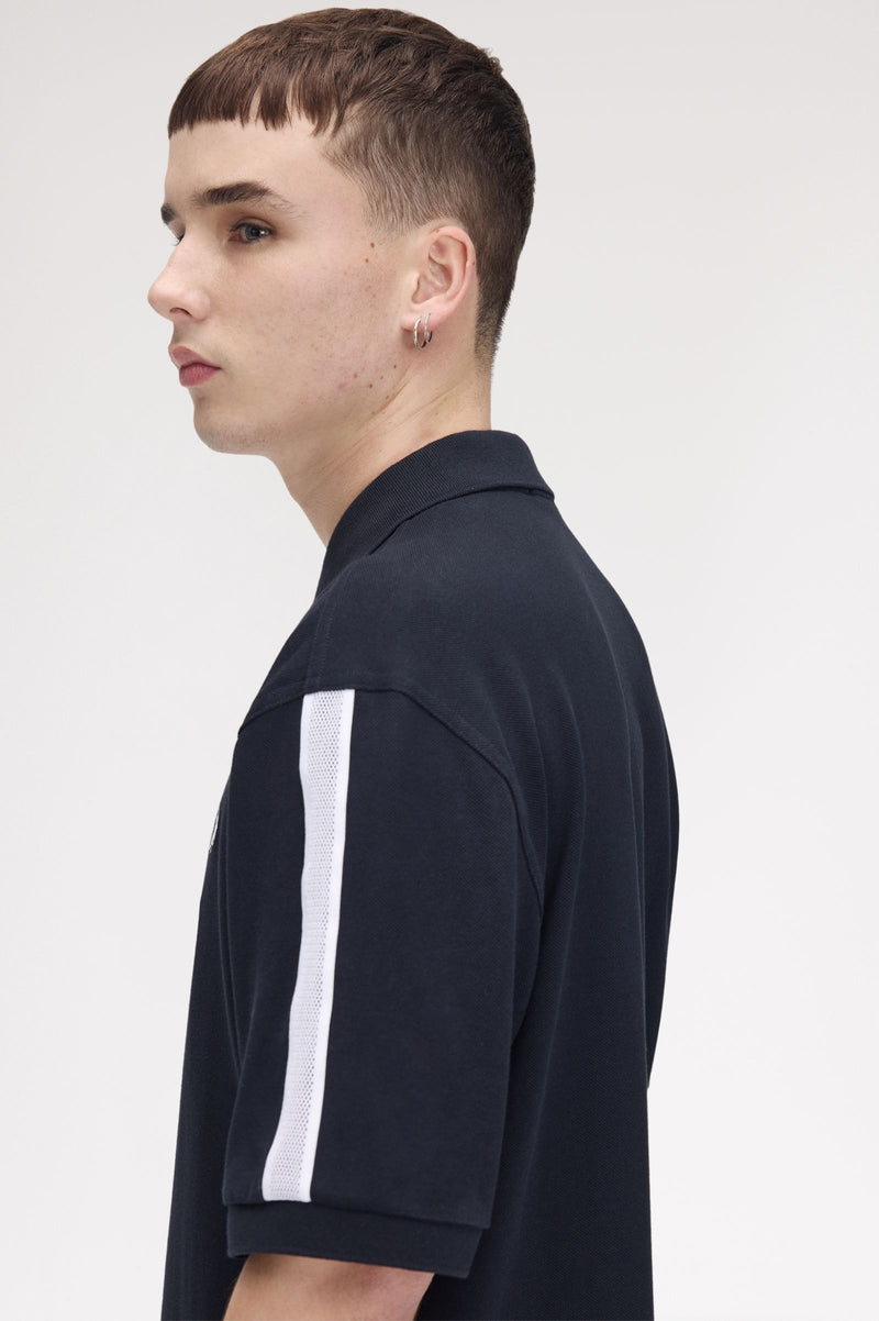 TENNIS NET TAPE POLO SHIRT