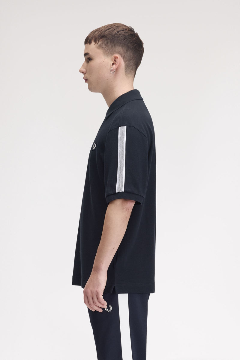 TENNIS NET TAPE POLO SHIRT
