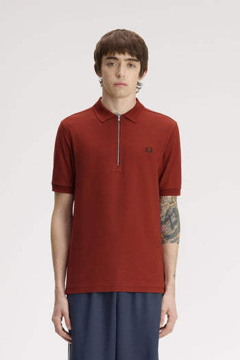 CREPE PIQUE POLO SHIRT