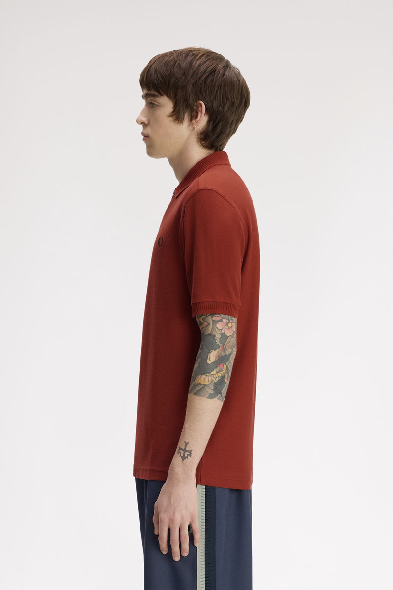 CREPE PIQUE POLO SHIRT