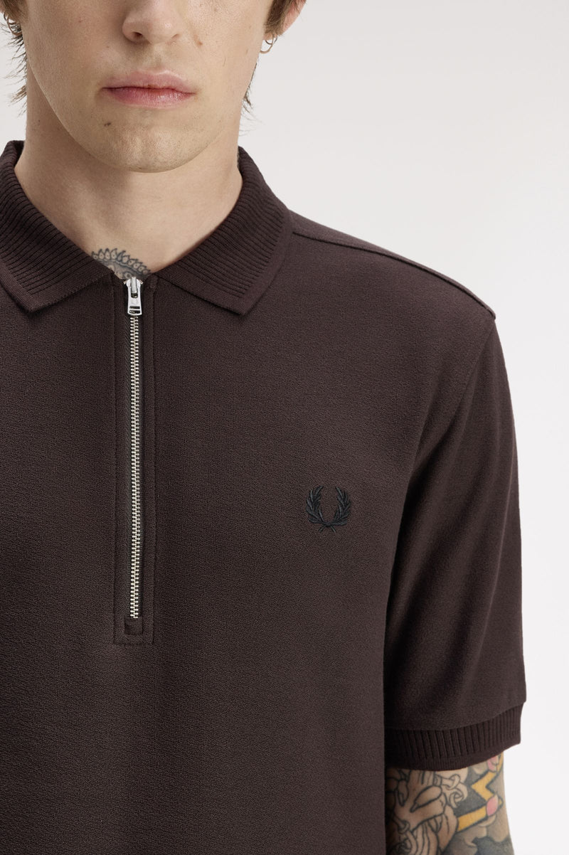 CREPE PIQUE POLO SHIRT