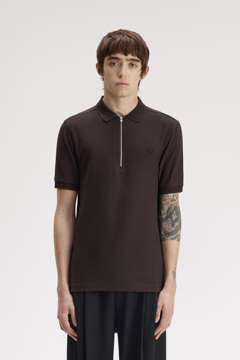 CREPE PIQUE POLO SHIRT