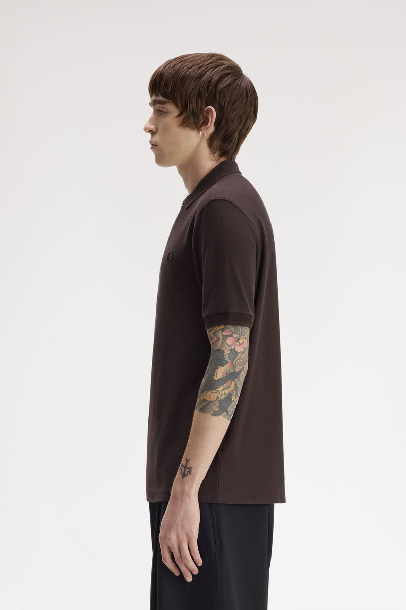 CREPE PIQUE POLO SHIRT