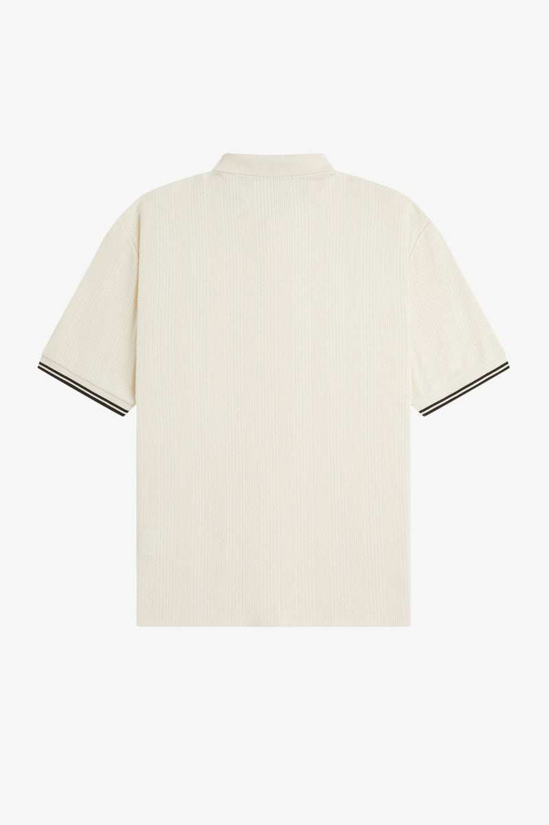 POINTELLE BUTTON THORUGH POLO
