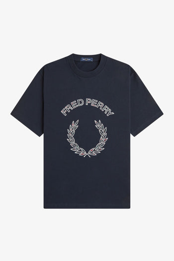 TARTAN APPLIQUE T-SHIRT