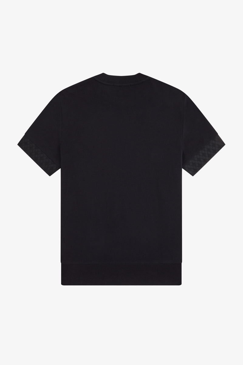 JACQUARD CUFF T-SHIRT