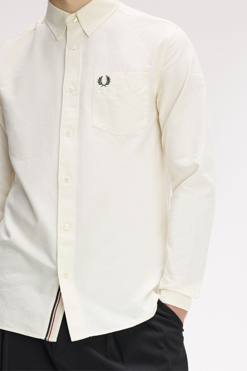 CONCEALED TIPPED OXFORD SHIRT