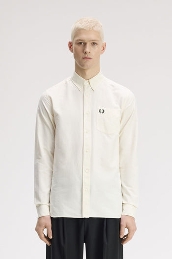 CONCEALED TIPPED OXFORD SHIRT