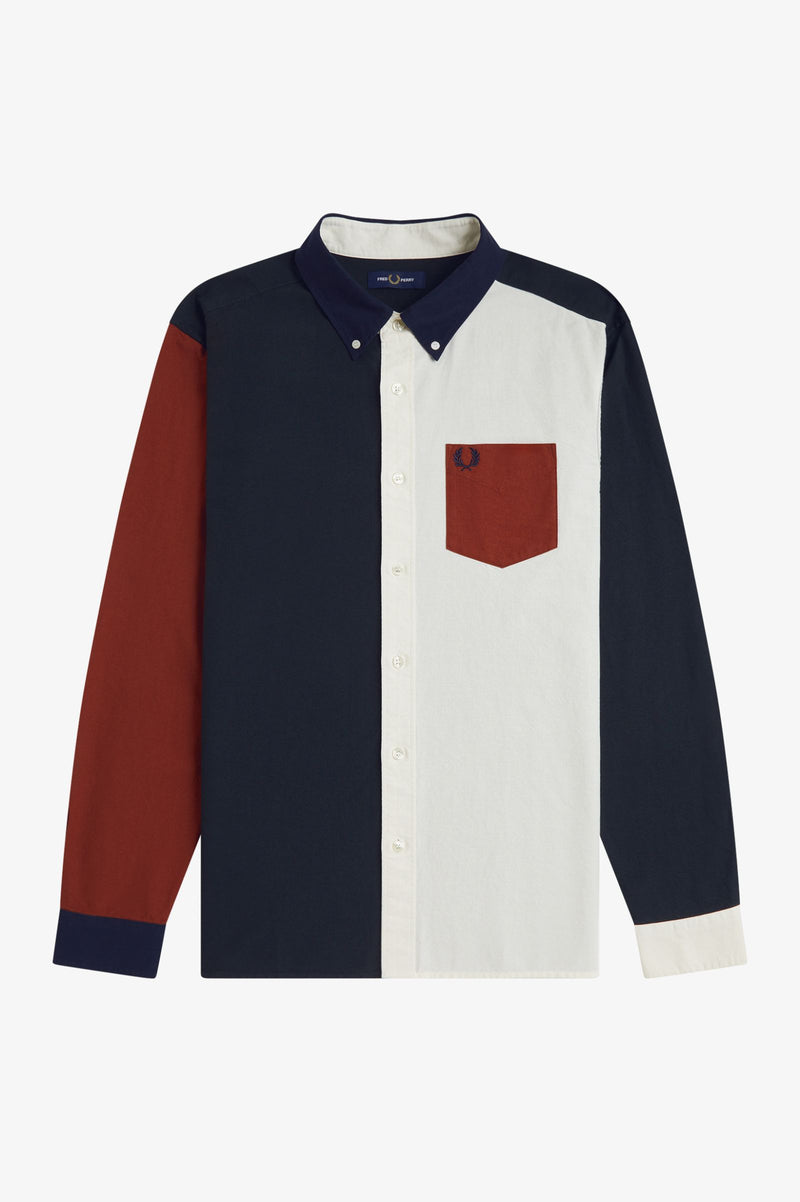 COLOUR BLOCK OXFORD SHIRT