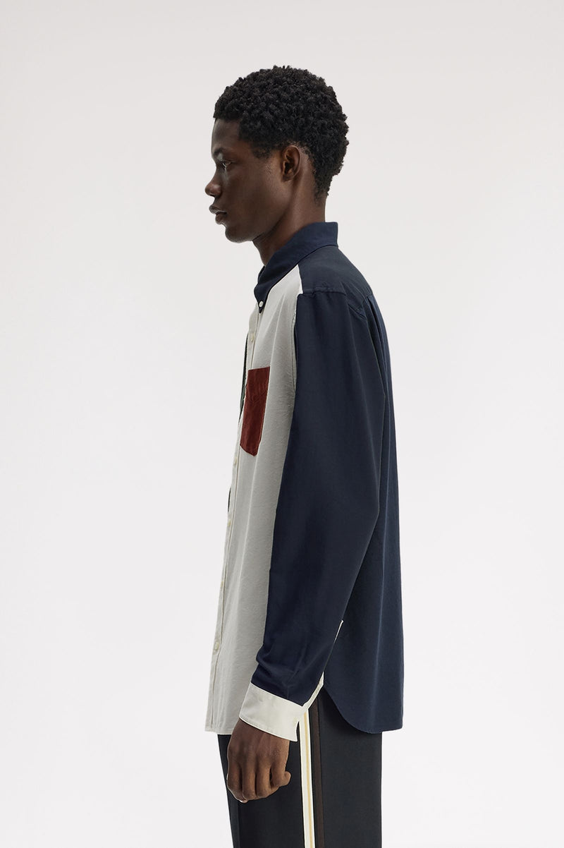 COLOUR BLOCK OXFORD SHIRT