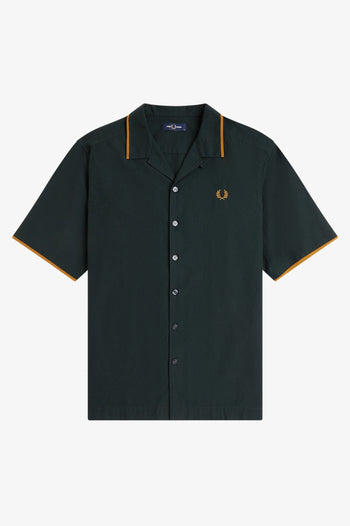 TIPPED REVERE COLLAR SHIRT