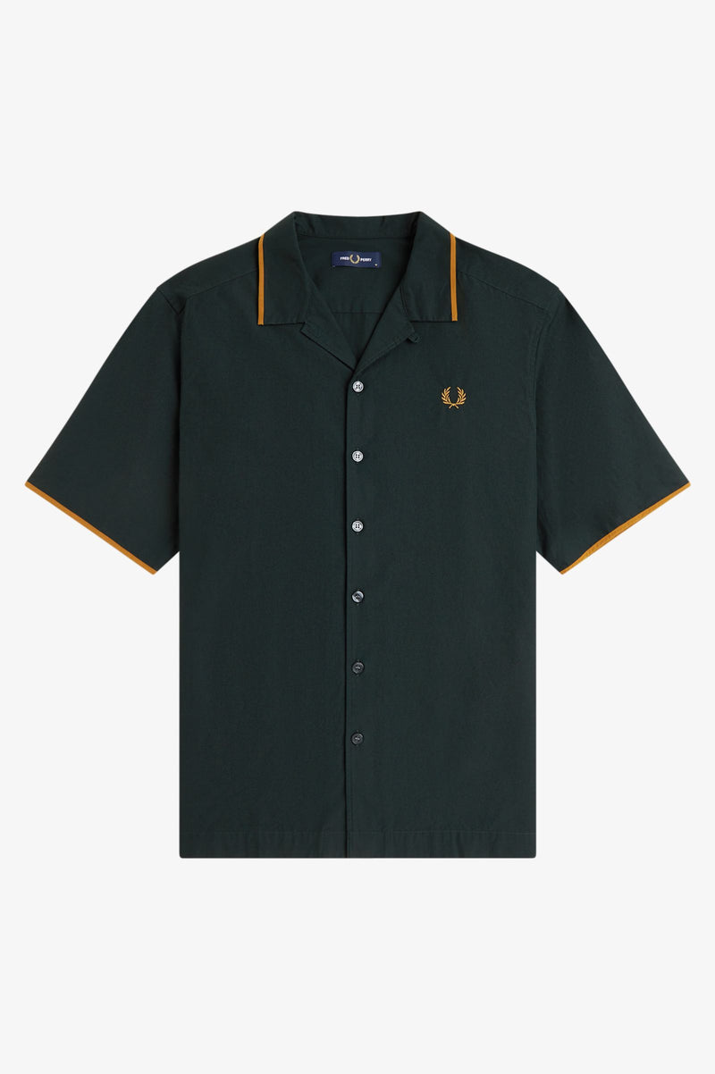 TIPPED REVERE COLLAR SHIRT