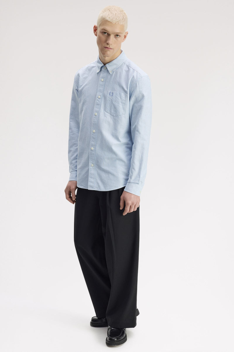 RELAXED STRIPED OXFORD SHIRT
