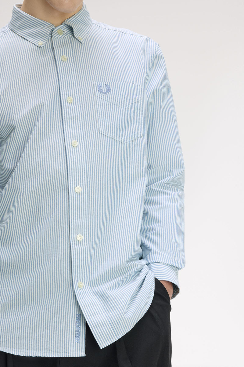 RELAXED STRIPED OXFORD SHIRT